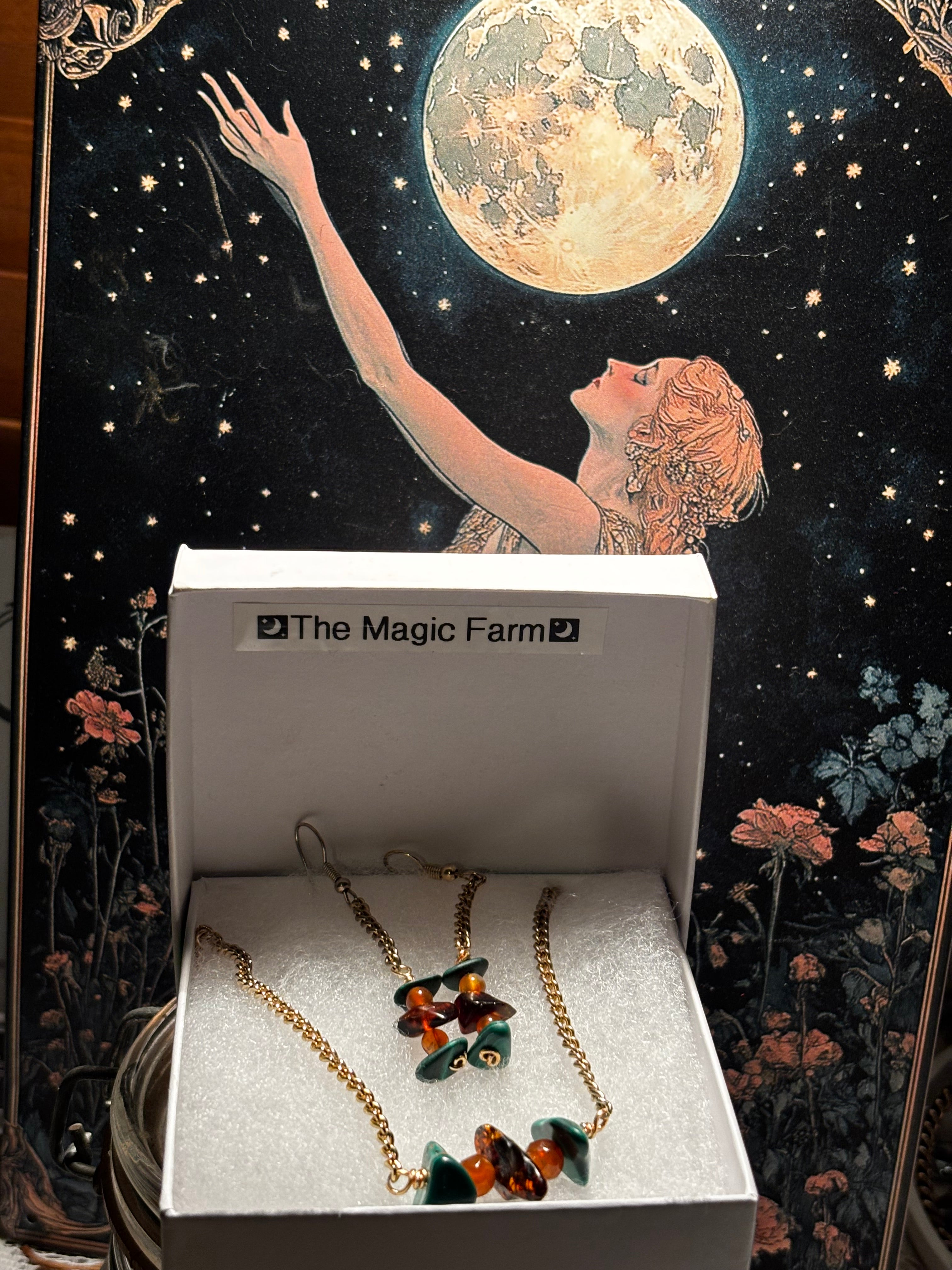 Root and Ember - Malachite, Carnelian & Amber