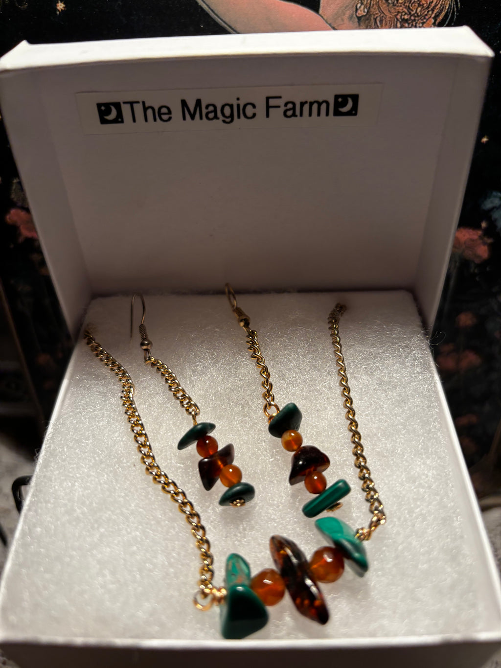 Root and Ember - Malachite, Carnelian & Amber