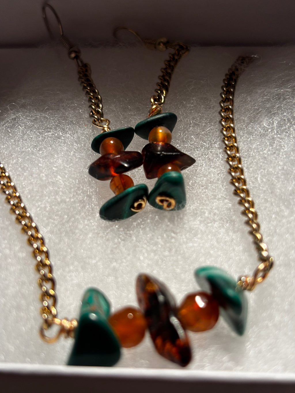 Root and Ember - Malachite, Carnelian & Amber